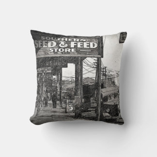 Seed & Feed vintage art pillow