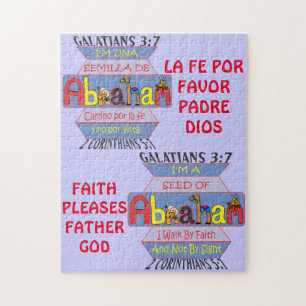 Seed of Abraham© - Esp & Eng Jigsaw Puzzle