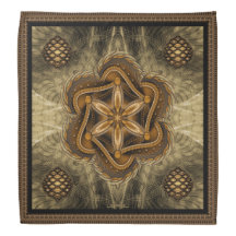 Seed Of Life Bandanna Sepia