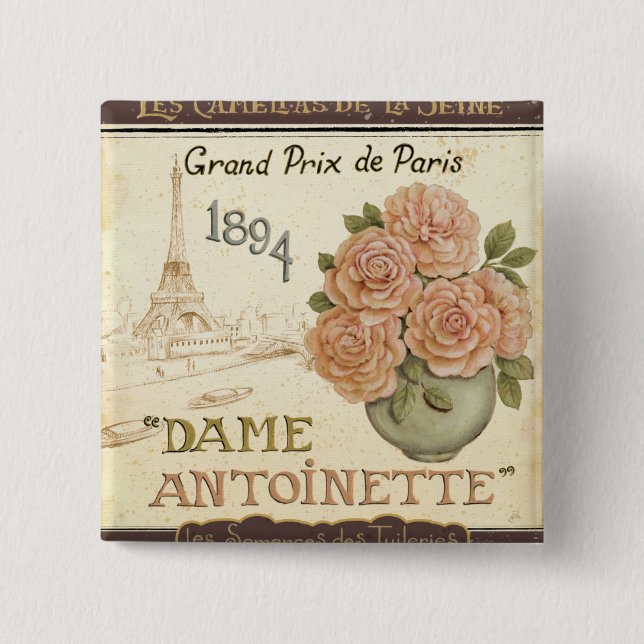 Seed Packet 15 Cm Square Badge (Front)