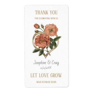 Seed Packet Labels Wedding Favours