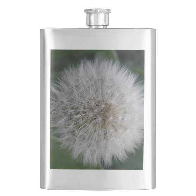 Seeding Dandelion Flower Flask (Front)