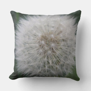 Seeding Dandelion Flower Outdoor Pillow