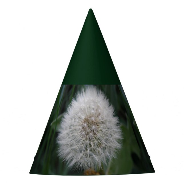 Seeding Dandelion Flower Party Hat (Front)