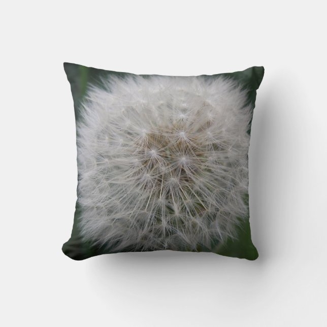 Seeding Dandelion Flower Pillow (Front)