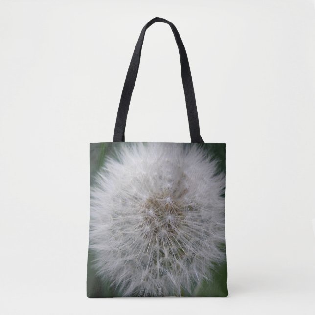Seeding Dandelion Flower Tote Bag (Front)