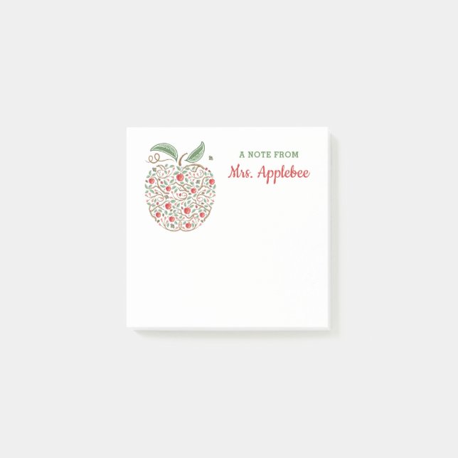 Seeds of Knowledge Teacher's Apple Note Pad (Front)