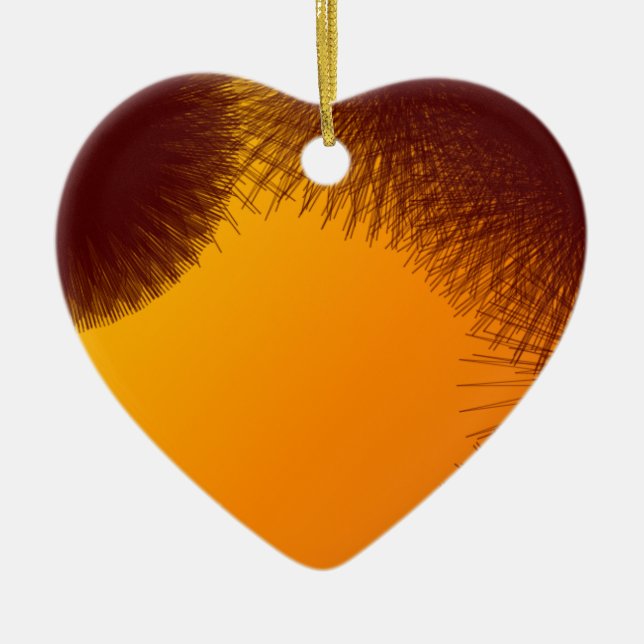 seedy beautiful lie abstract art ceramic tree decoration (Front)