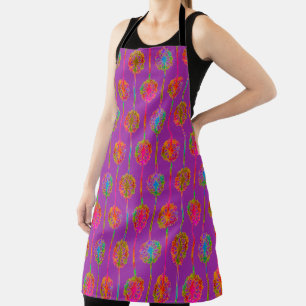 Seedy Elegance in Amethyst Apron
