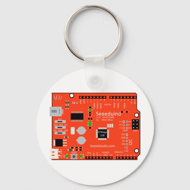 Seeeduino the alternate Arduino Key Ring (Front)