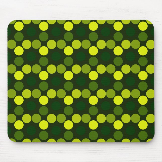 Seeing Dots Lemon Lime MOUSE PAD (Front)