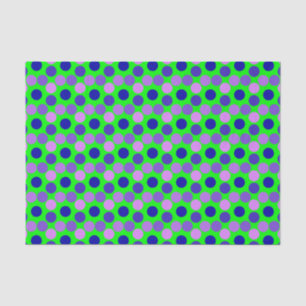 Seeing Dots-PURPLE-GREEN-TISSUE WRAPPING PAPER