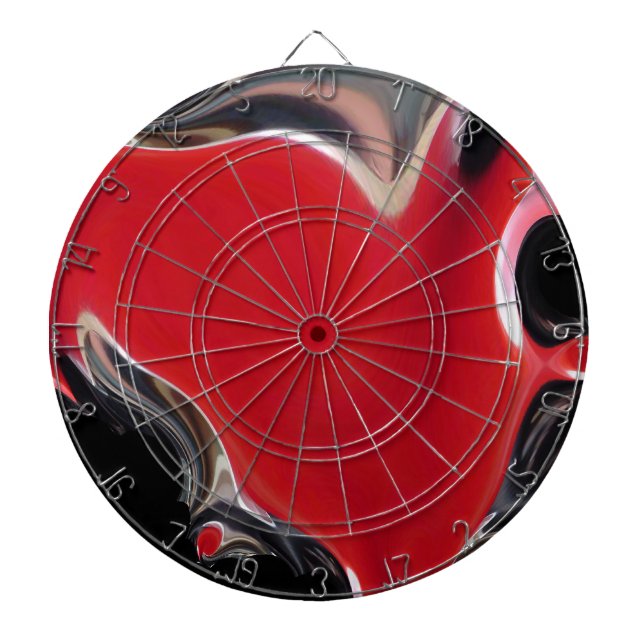 Seeing Red, Bright Red Dartboard (Front)
