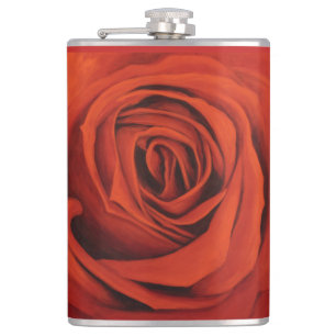 "Seeing Red" Vinyl Wrapped Flask