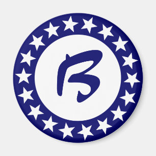 Seeing Stars Letter Template Magnet