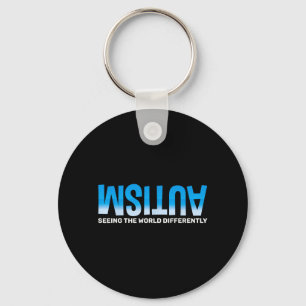 Seeing The World Differently Au Awareness Key Ring