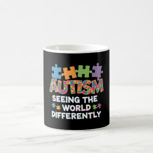 Seeing the World Differently Autism Awareness Coffee Mug