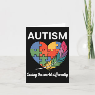 Seeing The World Differently Autism Awareness Infi Card
