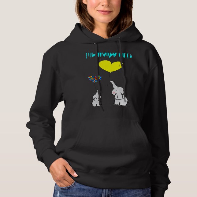 Seeing The World Differently Autism Hoodie (Front)