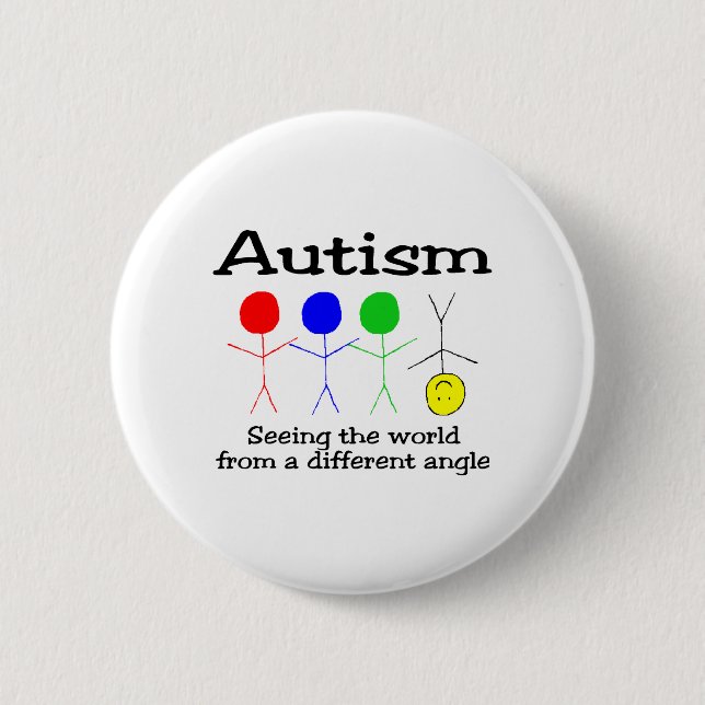 Seeing The world From A Different Angle 6 Cm Round Badge (Front)