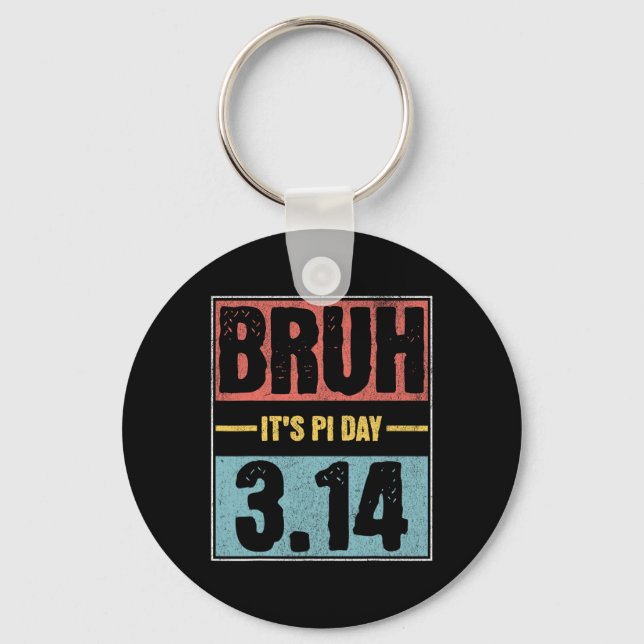 Seeing The World From A Different Angle Autism Awa Key Ring (Front)