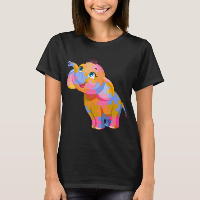 Seeing The World From Different Angle Autism Aware T-Shirt (Front)