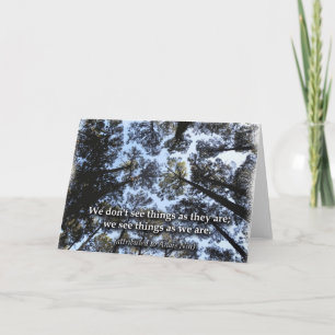 Seeing Things (Trees) Card