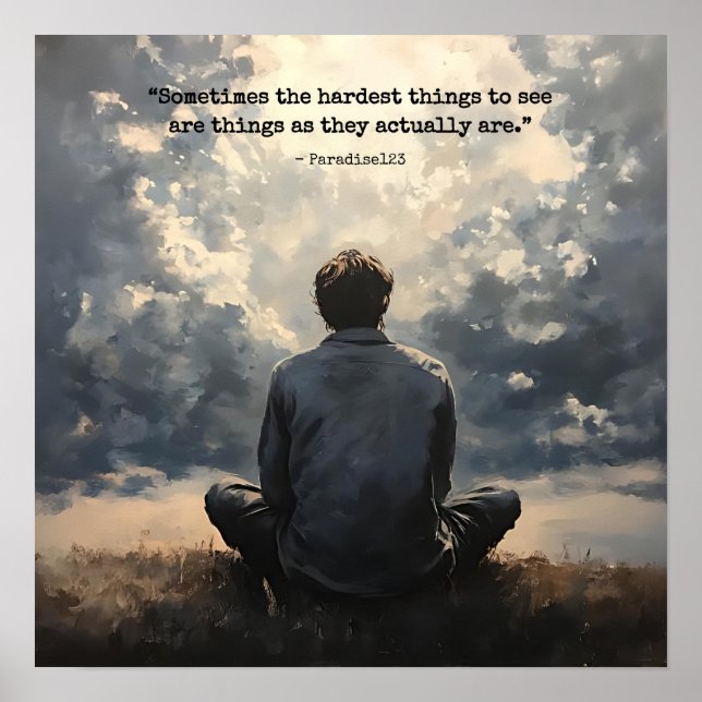 Seeing thins as they are (Door 1060) Poster (Front)