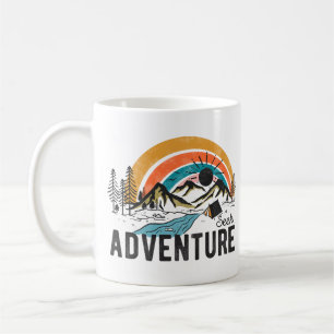 Seek Adventure Mountain Camping Coffee Mug