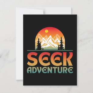 SEEK ADVENTURE POSTCARD
