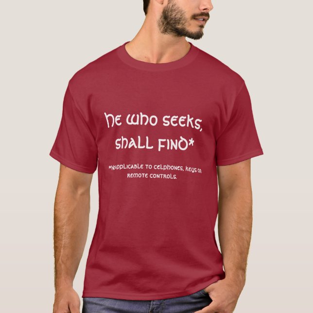 Seek And Find T-Shirt (Front)