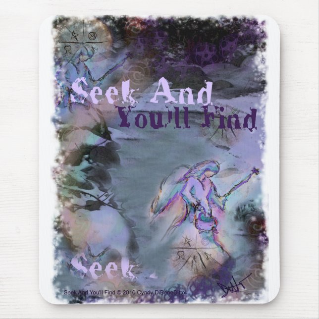 seek and you'll find mouse pad (Front)