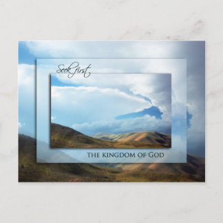 Seek First the Kingdom of God Postcard