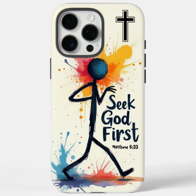 Seek God First  Case-Mate iPhone Case (Back)