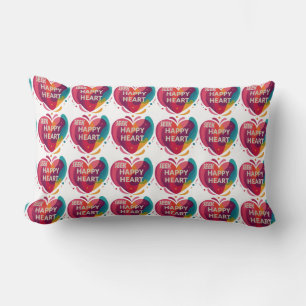 Seek Happy Heart Lumbar Cushion
