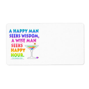 SEEK HAPPY HOUR Avery LABEL