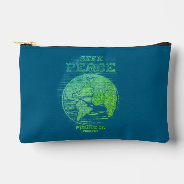 Seek Peace Scripture  Cut Sew Bag (Front)