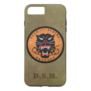 Seek Strike Destroy Tank Destroyer Emblem iPhone 8 Plus/7 Plus Case