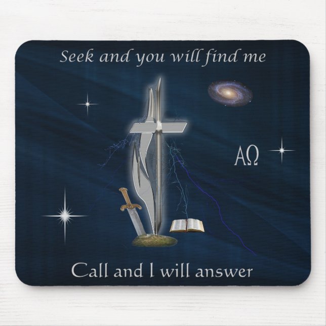 Seek the Lord Mouse Pad (Front)