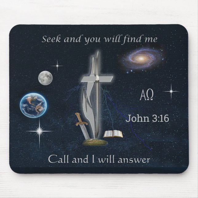 Seek the Lord Mouse Pad (Front)
