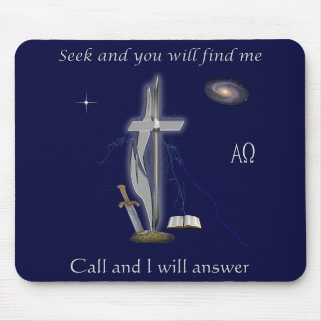Seek the Lord Mouse Pad (Front)