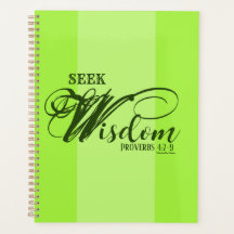 Seek Wisdom 8.5" x 11" Planner