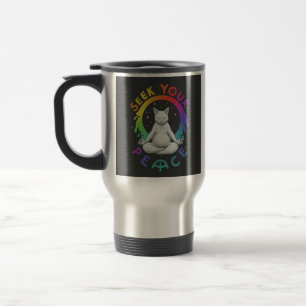 "Seek Your Peace" Travel Coffee Mug