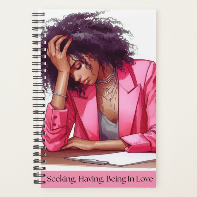 Seeking, Having, Being In Love Planner (Front)