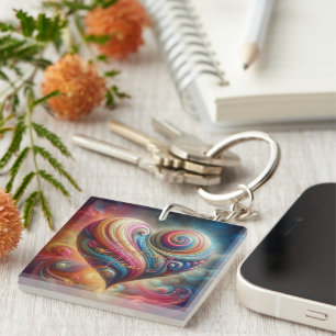 Seeking Peace Key Ring