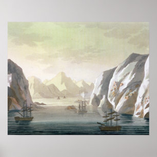 Seeking the North West Passage - the British Voyag Poster