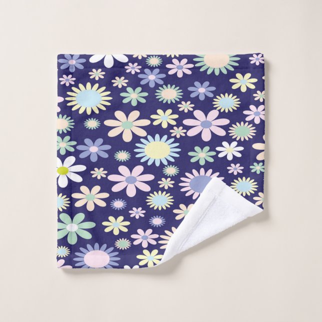 Seemless floral pattern wash cloth (Wash Cloth)