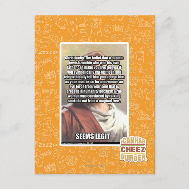 Seems Legit Postcard (Front)