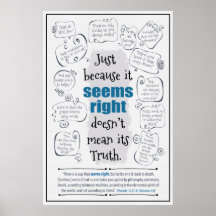 "Seems Right" Poster Print ("24 x 36", Semi Gloss)