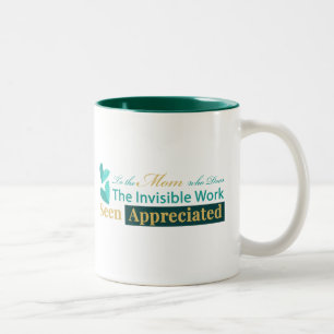 "Seen & Appreciated" Mum Quote White Mug